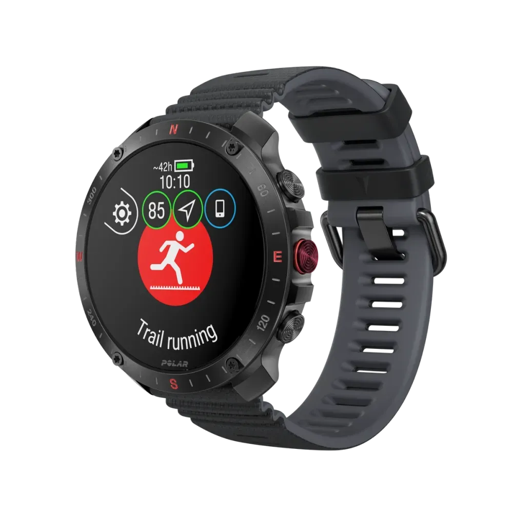Polar Grit X2 Pro Premium Outdoor Watch S-L - Night Black Best Price in Dubai