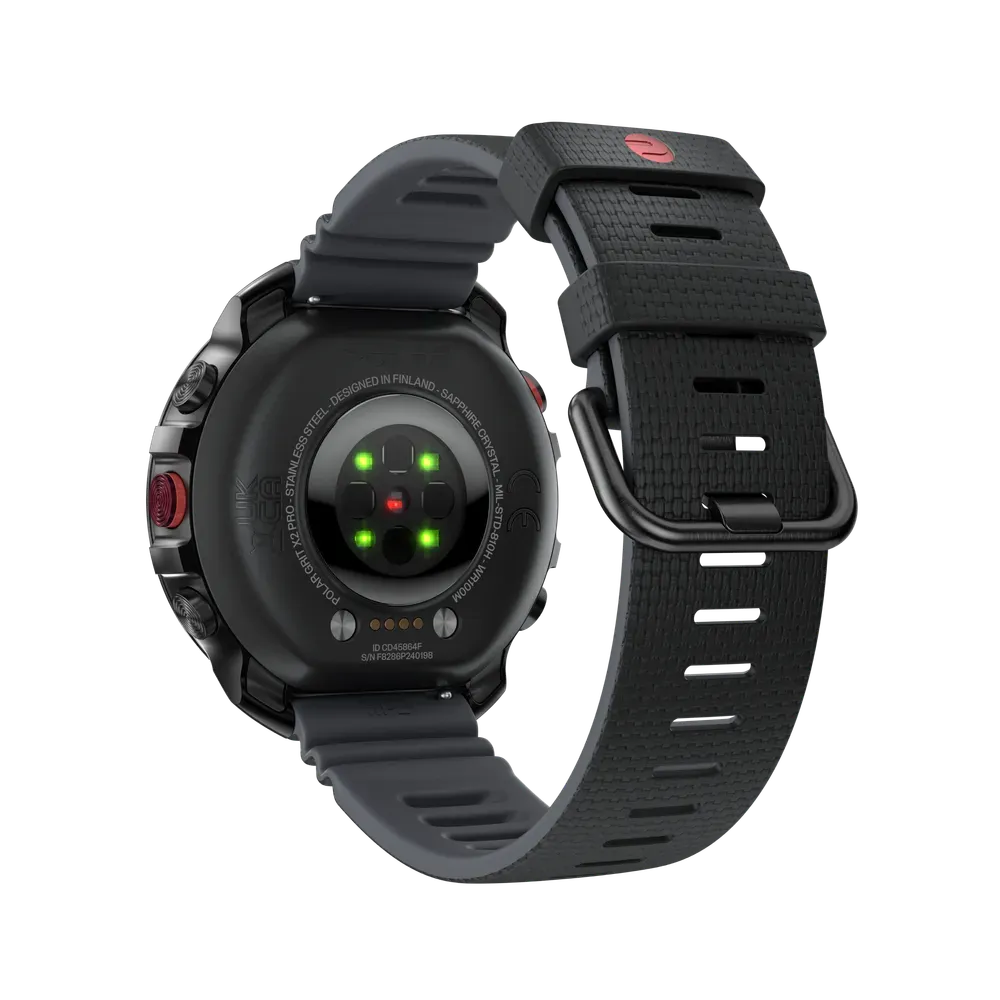 Polar Grit X2 Pro Premium Outdoor Watch S-L - Night Black Best Price in Abu Dhabi