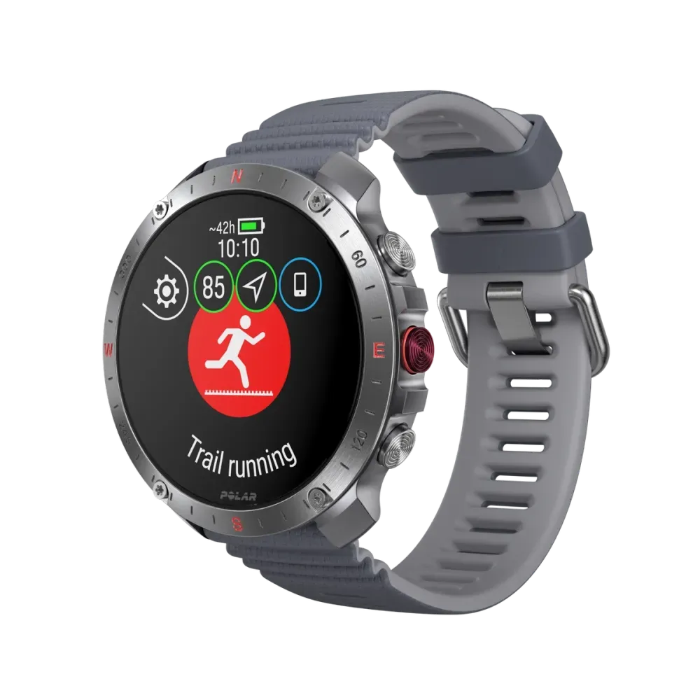 Polar Grit X2 Pro Premium Outdoor Watch S-L - Stone Gray Best Price in Dubai