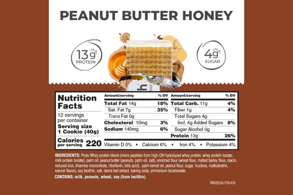 Power Crunch Protein Bar 12 G 12 Pcs in Box - Peanut Butter Honey Best Price in Abu Dhabi