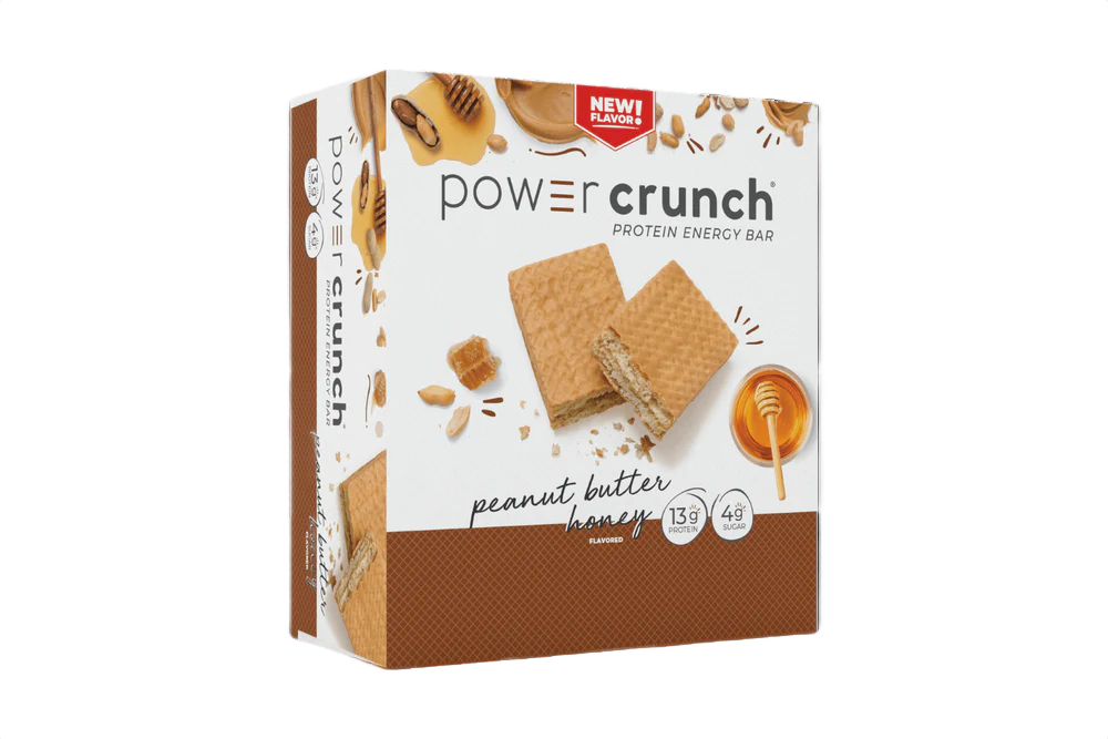 Power Crunch Protein Bar 12 G 12 Pcs in Box - Peanut Butter Honey Best Price in Dubai