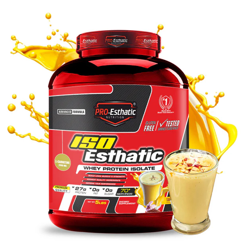Pro Esthatic Nutrition Iso Esthatic 5lbs 70 Serving - Saffron Latte