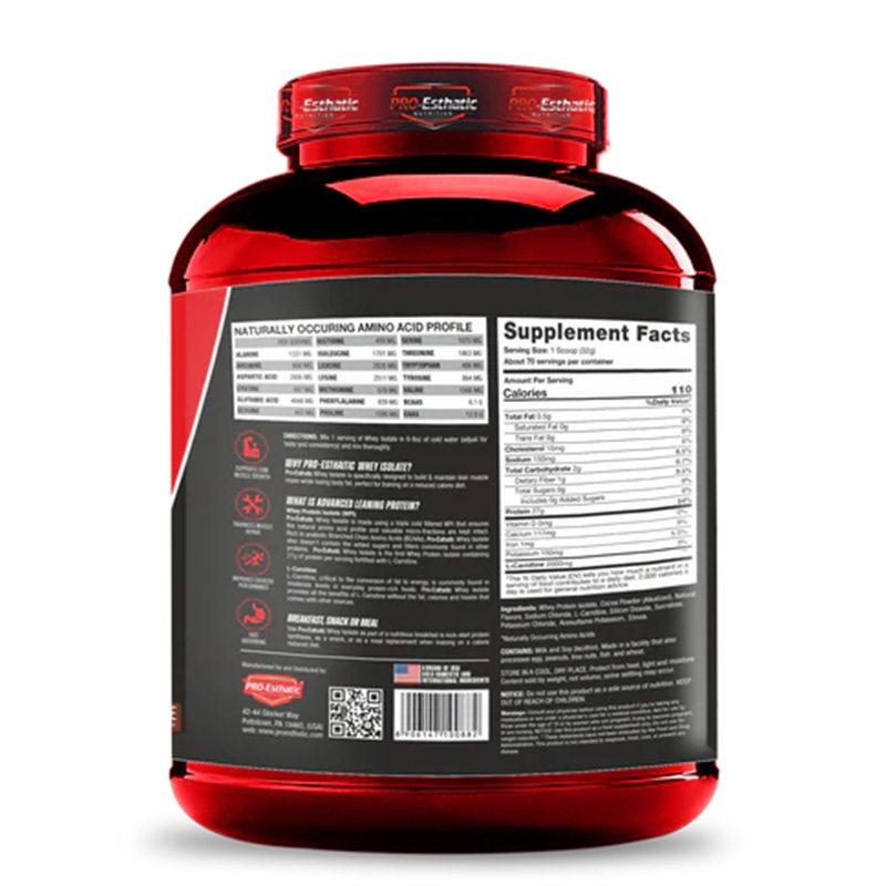 Pro Esthatic Nutrition Iso Esthatic 5lbs 70 Serving - Saffron Latte Best Price in Dubai