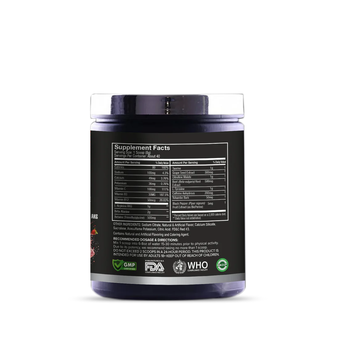 Pro Esthatic  Nutrition NOX Pre Workout 40 Serving - Fruit Punch Best Price in Dubai