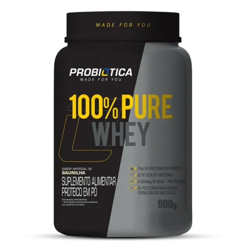 Probiotica Hiper 100% Whey 900 G - Vanilla