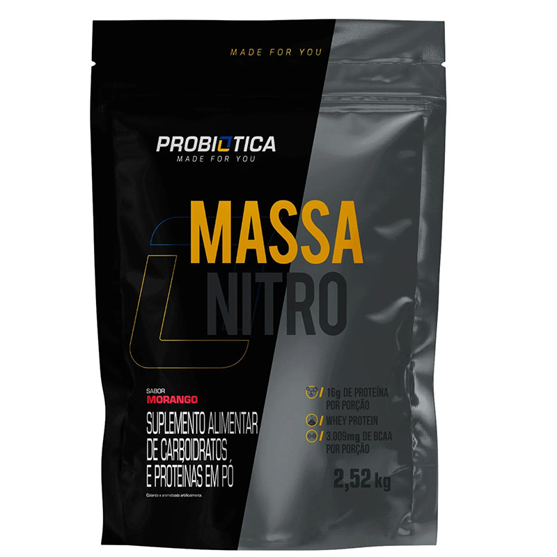 Probiotica Nitro Mass Refill 2.52Kg - Strawberry