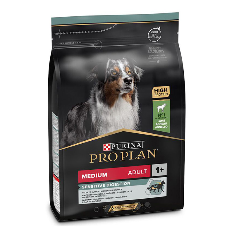Purina Pro Plan Adult Dog Medium Sensitive Lamb Dry Food 3 Kg Best Price in UAE