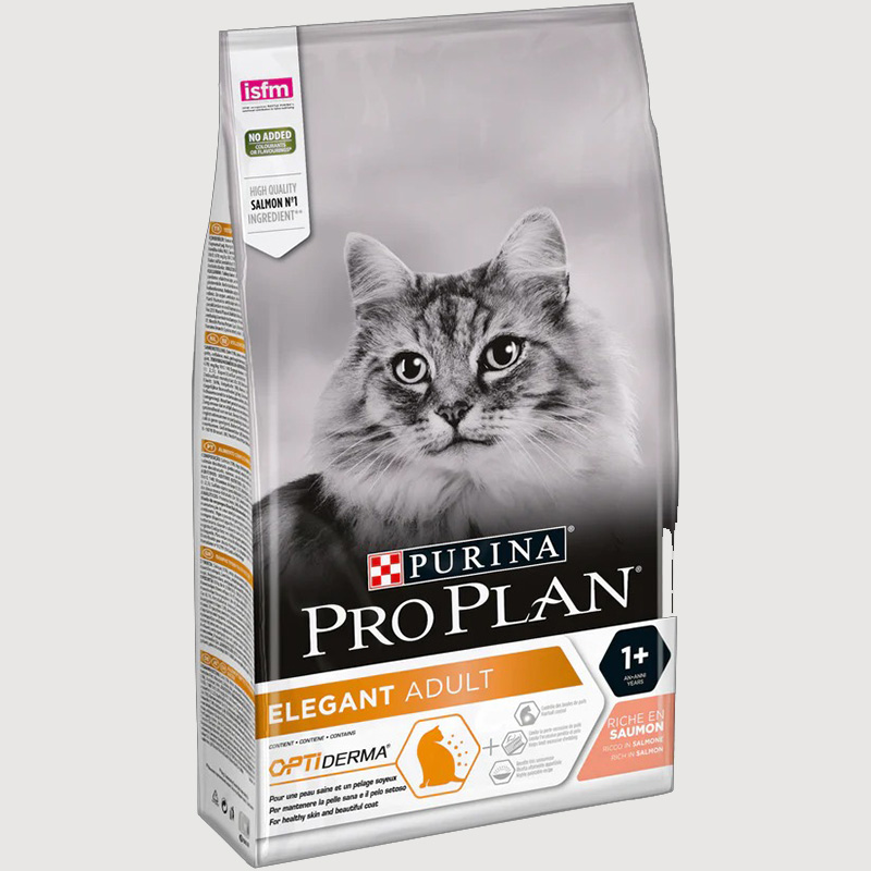 Purina Pro Plan Elegant Adult Cat Salmon Dry Food 1.5 Kg Best Price in UAE