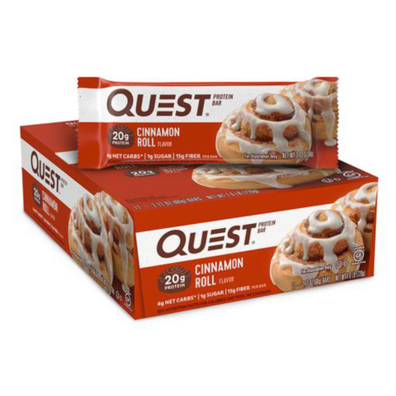 Quest Protein Bar Cinnamon Roll 20g