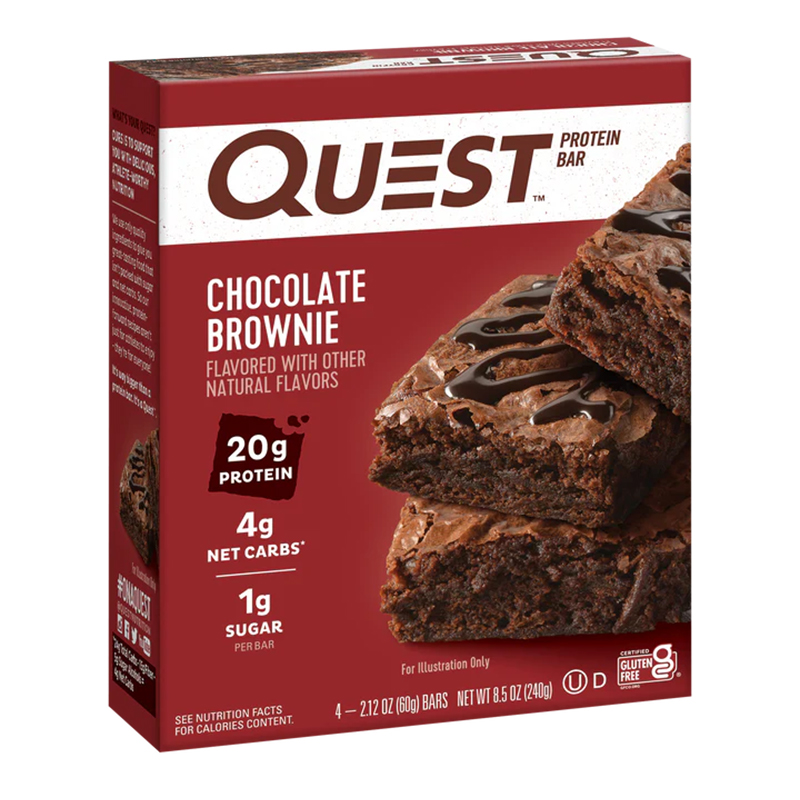 Quest Protein Bars 20 G 12 Pcs in Box - Chocolate Brownie Best Price in Dubai