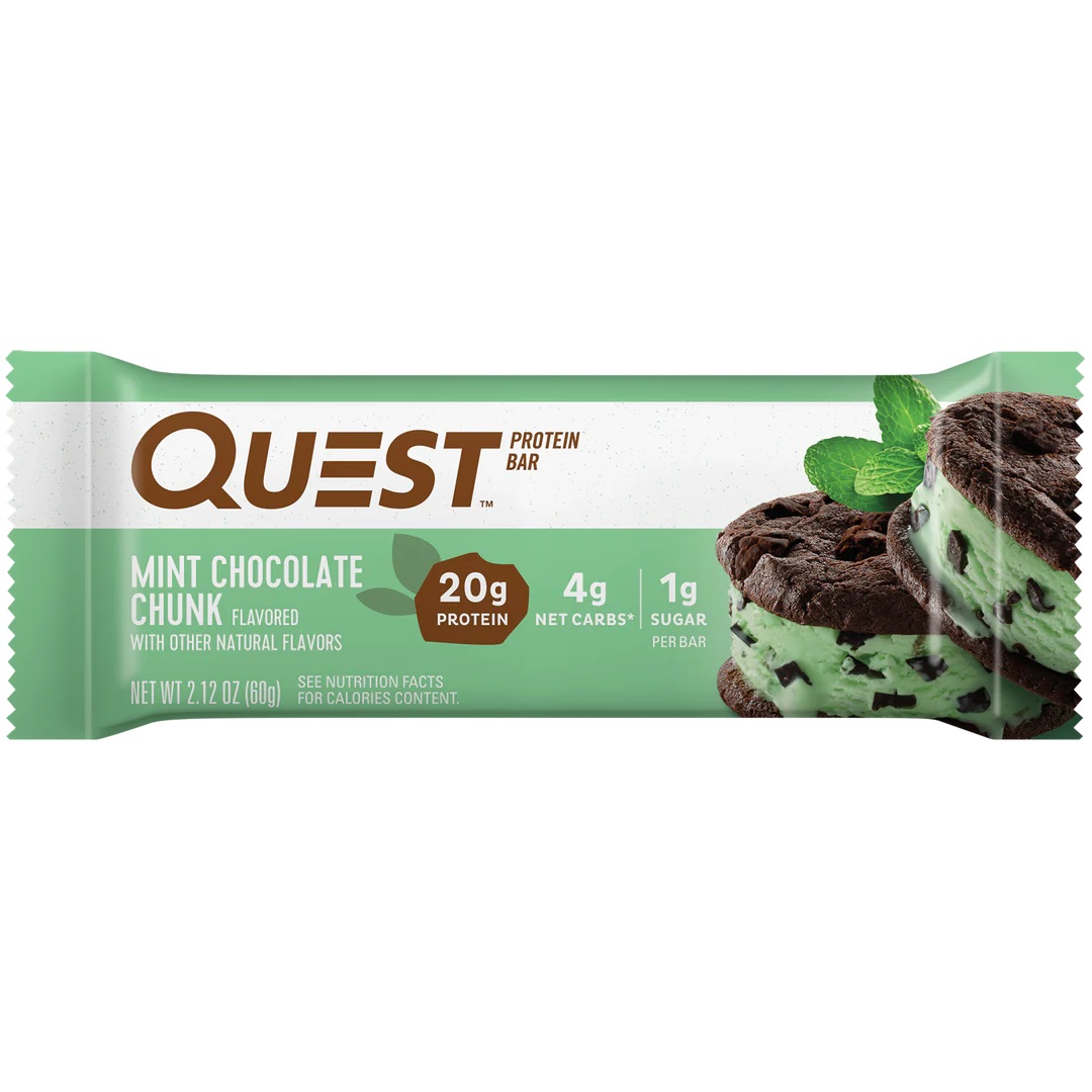 Quest Protein Bars 21 G 12 Pcs in Box - Mint Chocolate Chunk Best Price in Abu Dhabi