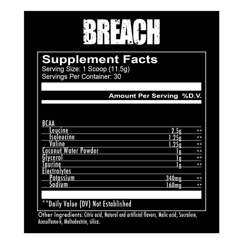 Redcon1 Breach Aminos Tigers Blood 30 Servings Best Price in Dubai