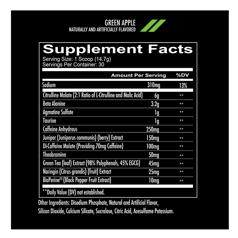 Redcon1 Total War Green Apple 30 Servings Best Price in Dubai