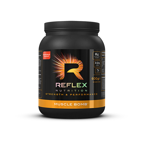 Reflex Muscle Bomb Caffeine Free 600g Fruit Punch Best Price in UAE