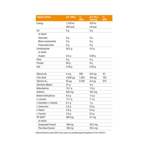 Reflex Muscle Bomb Caffeine Free 600g Fruit Punch Best Price in UAE