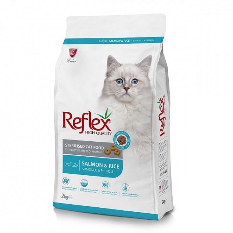Reflex Salmon & Rice Dry Sterilized Cat Food - 2 Kg