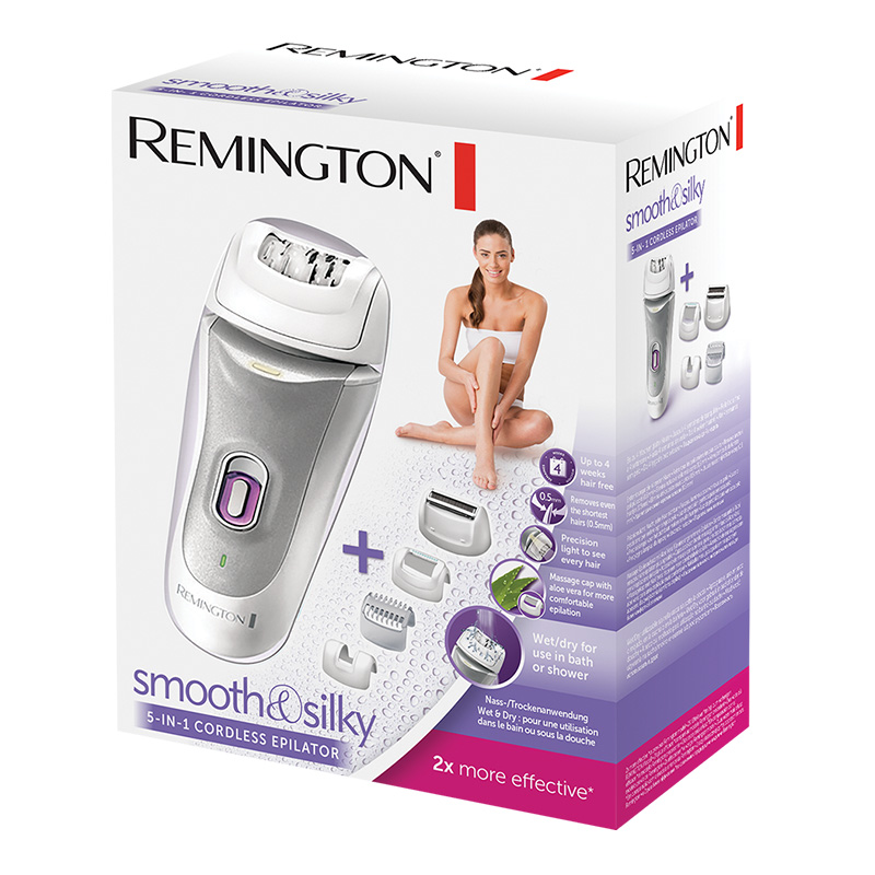 Remington Smooth & Silky 5 In 1 Cordless Epilator - Ep7030 Best Price in UAE