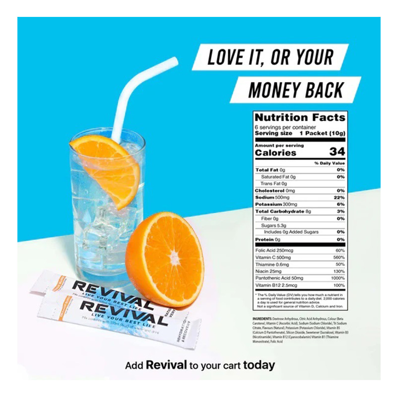 Revival Rehydration and Recovery Drink 30 Pack - Pina Colada Best Price in UAE