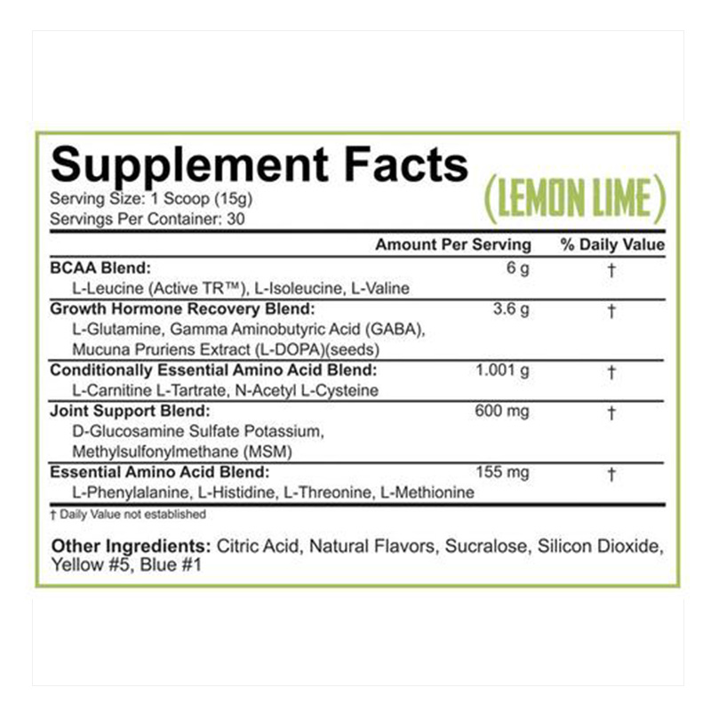 Rich Piana 5% Drink Sleep Grow BCAA Lemon Lime Best Price in Dubai