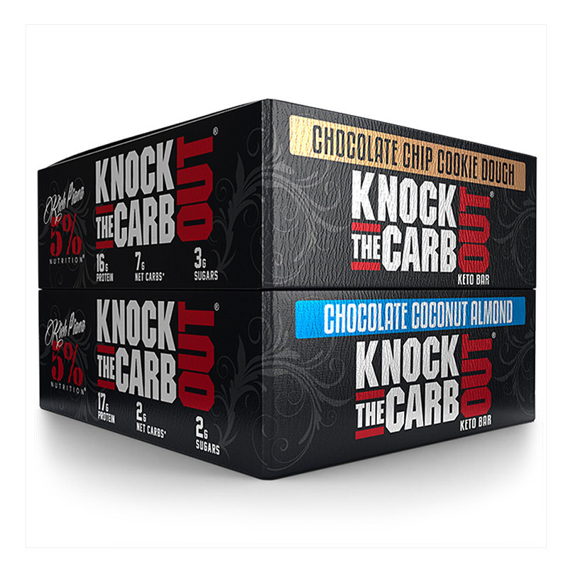 Rich Piana 5% Protein Bars Cookie Dough 10-Pack