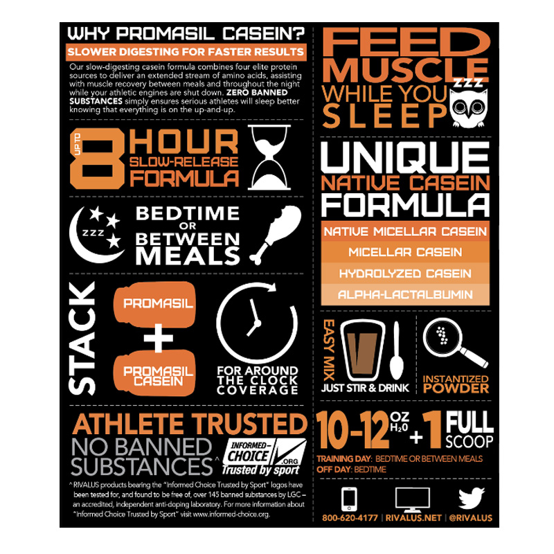 Rival Promasil Casein 2 Lbs Best Price in UAE