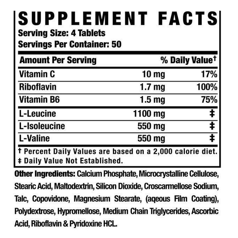 Ronnie Coleman BCAA - XS 400 Tabs Best Price in UAE