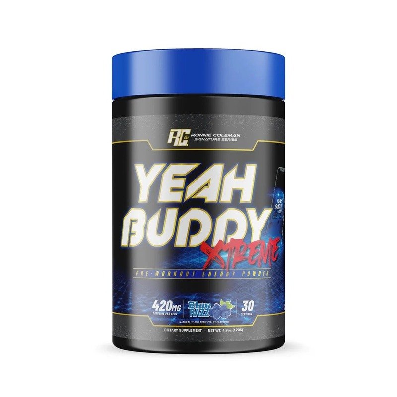 Ronnie Coleman Yeah Buddy Xtreme Pre-Workout 30 Servings - Blue Raz
