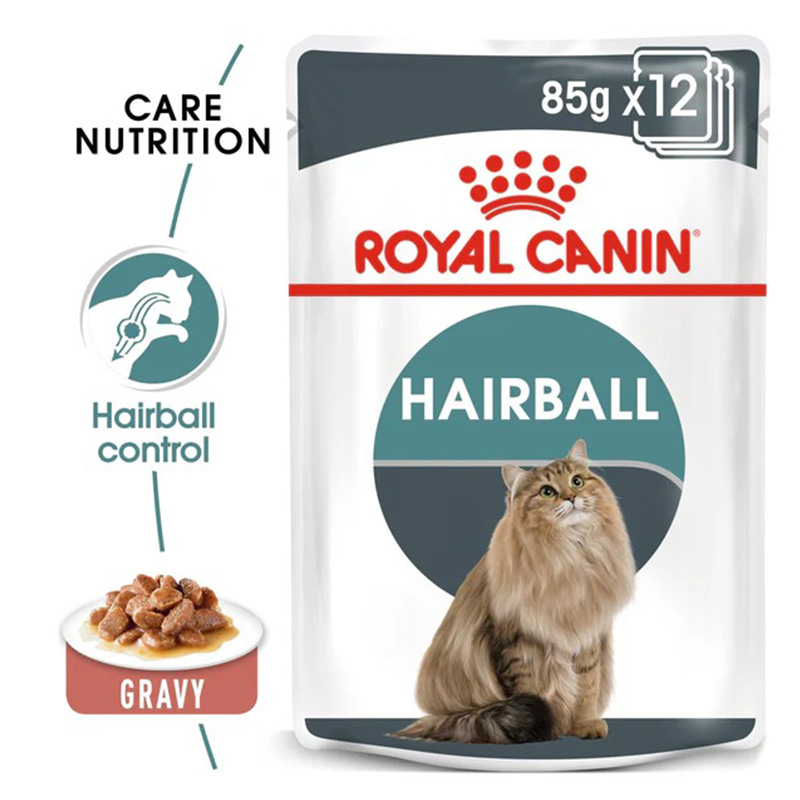 Royal Canin Hairball Care Gravy Cat Food 85 g x 12 Best Price in Abu Dhabi