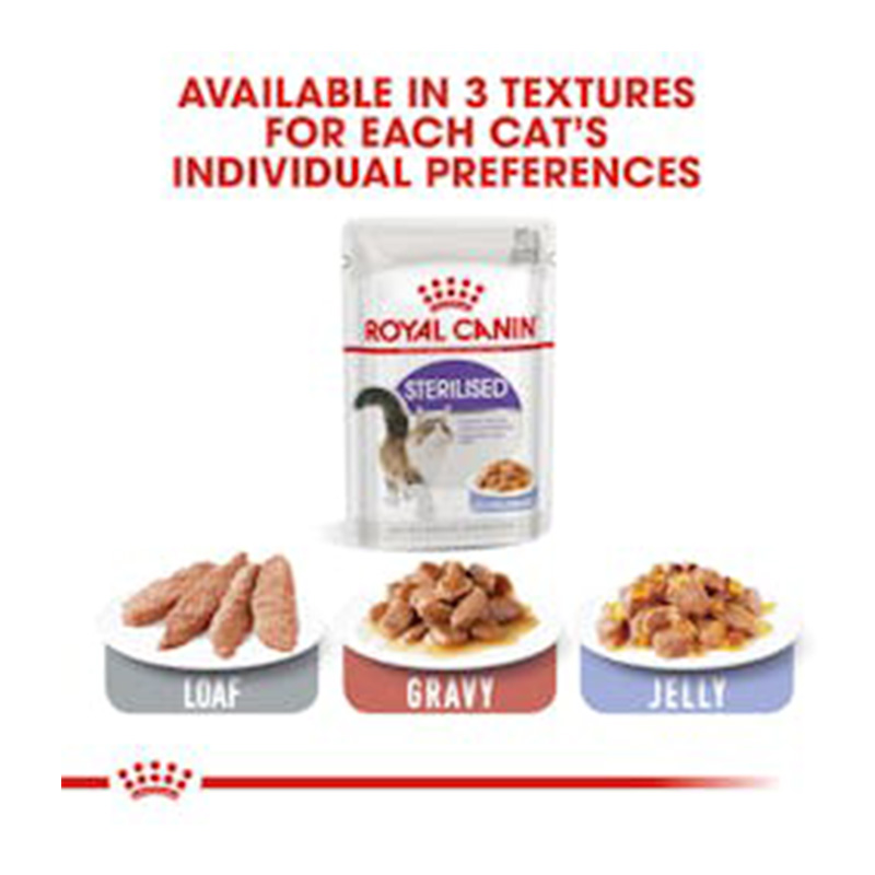 Royal Canin Sterilised Jelly Cat Food 85 g x 12 Best Price in Sharjah