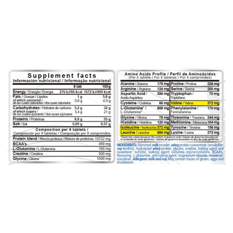 Scenit Nutrition Whey Amino 325 Chewable Tablets - Strawberry Best Price in Dubai