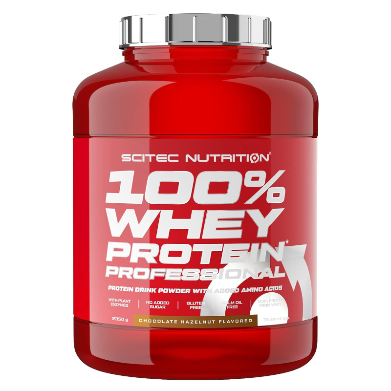 Scitec Nutrition 100% Whey Protien Professional 2350 G 78 Servings - Chocolate Hazelnut