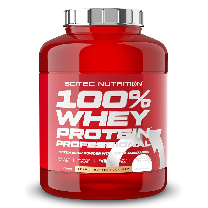 Scitec Nutrition 100% Whey Protien Professional 2350 G 78 Servings - Chocolate Peanut Butter