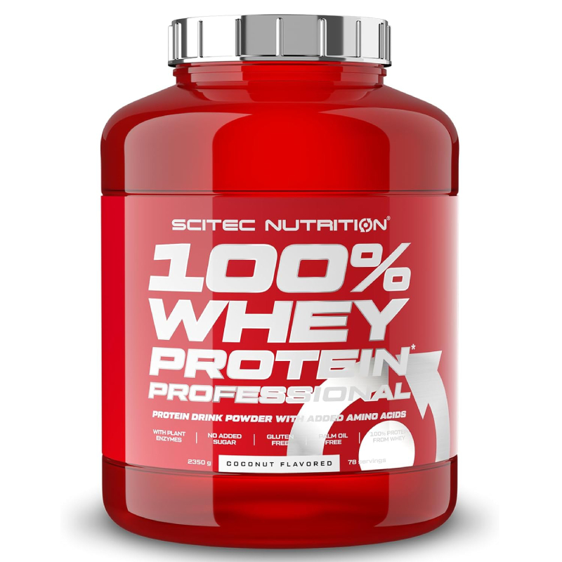 Scitec Nutrition 100% Whey Protien Professional 2350 G 78 Servings - Coconut