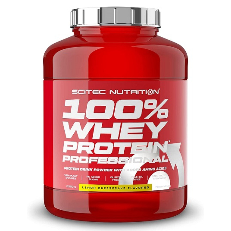 Scitec Nutrition 100% Whey Protien Professional 2350 G 78 Servings - Lemon Cheesecake