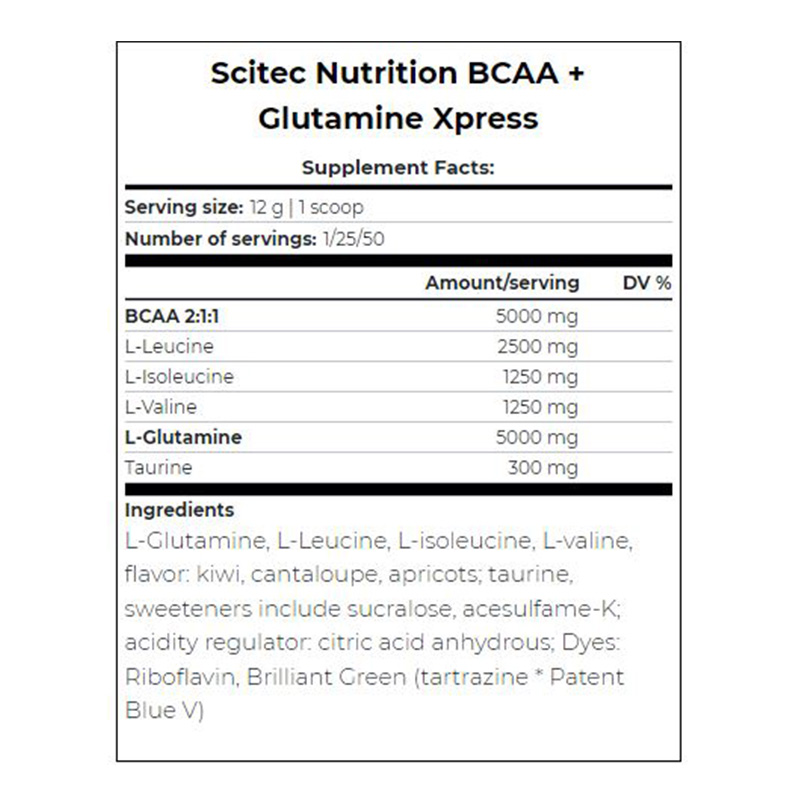Scitec Nutrition BCAA+Glutamine Express 300GM Mojito