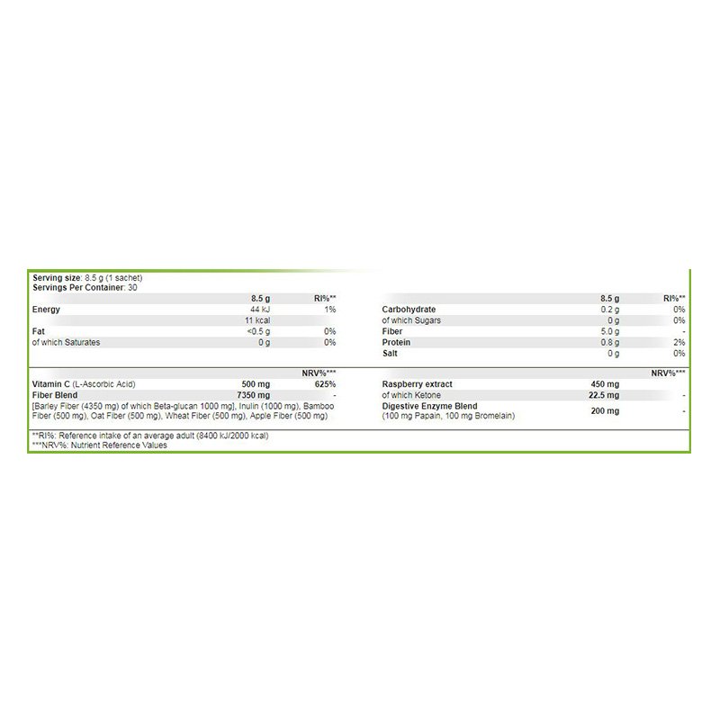 Scitec Nutrition Fibers & Enzymes Rx Box 30 Pack Of 8.5g Best Price in UAE