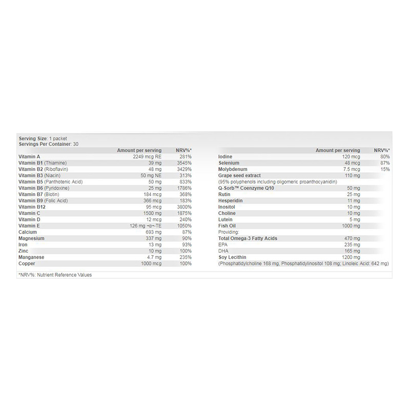 Scitec Nutrition Multi Pro Plus 30 packets - 30 doses Best Price in UAE