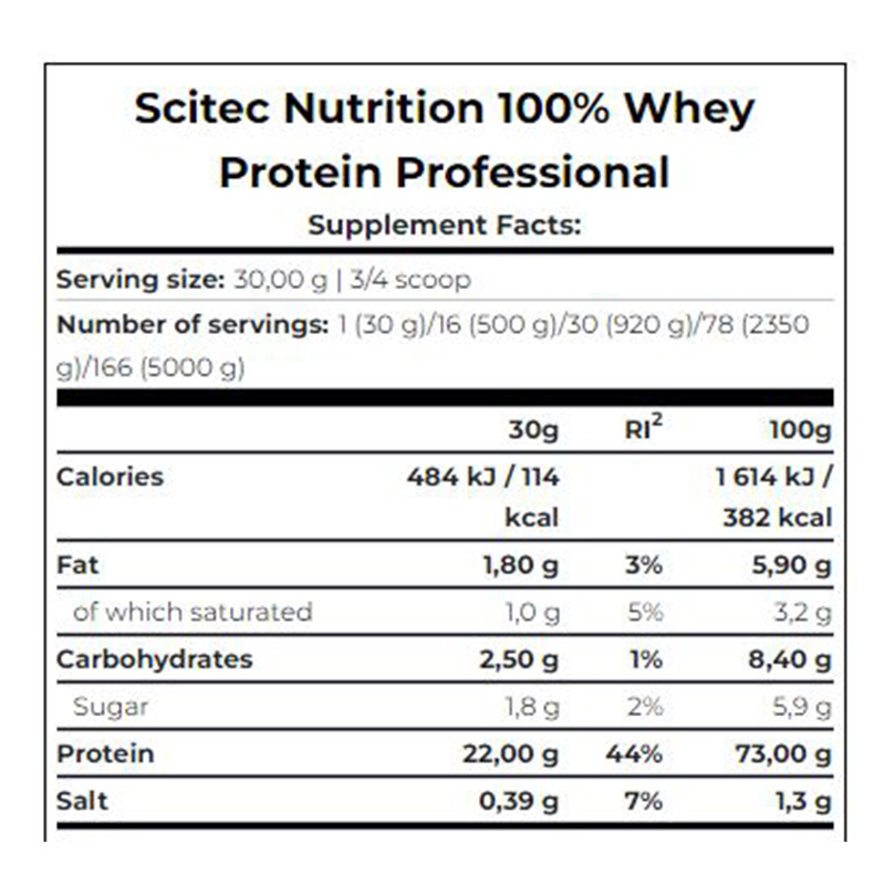 Scitec Nutrition Whey Protein Professional 500 g - Chocolate Best Price in Dubai