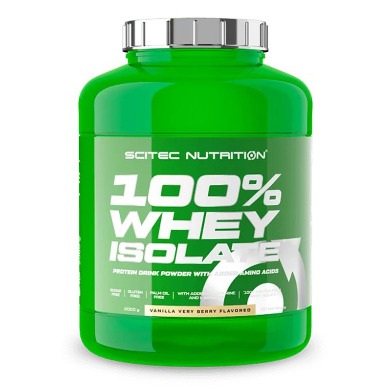 Scitic Nutrition 100% Whey Isolate 2 Kg - Berry Vanilla