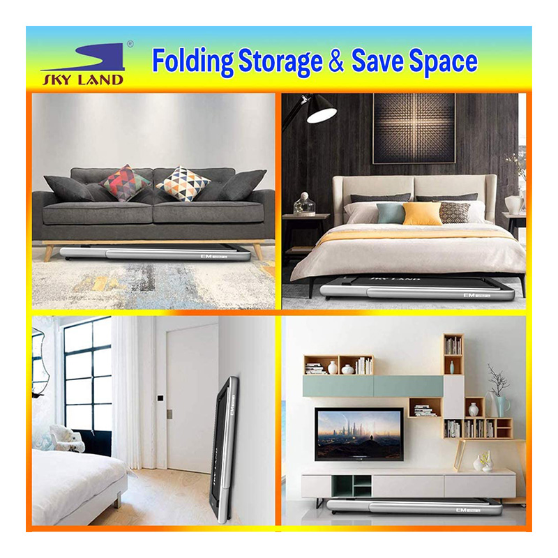 Sky Land 2 In 1 Treadmill Machine Walking Pad With Remote & Bluetooth Speaker Best Price in UAE