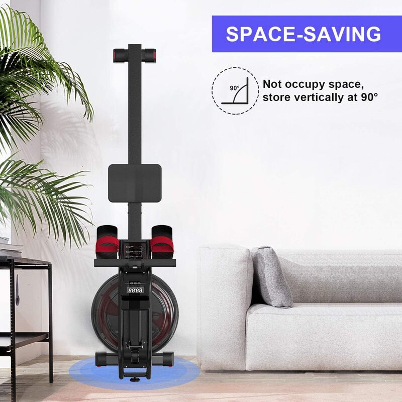 SkyLand Water Rowing Machine – Smooth & Quiet Rowing with Bluetooth App, LCD Monitor, 130Kg Capacity - Water Resistance  Best Price in Abu Dhabi