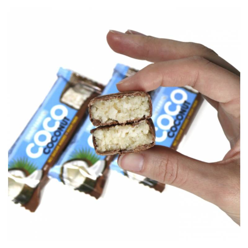 Snaq Fabriq Coco Sugar Free Bar 40 G 12 Pcs in Box - Coconut Best Price in Dubai