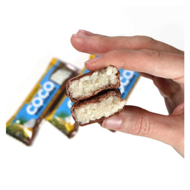 Snaq Fabriq Coco Sugar Free Bar 40 G 12 Pcs in Box - Coconut with Pineapple Best Price in Dubai