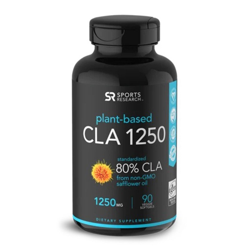 Sports Research CLA 80% 1250mg 90 Veggie Softgel