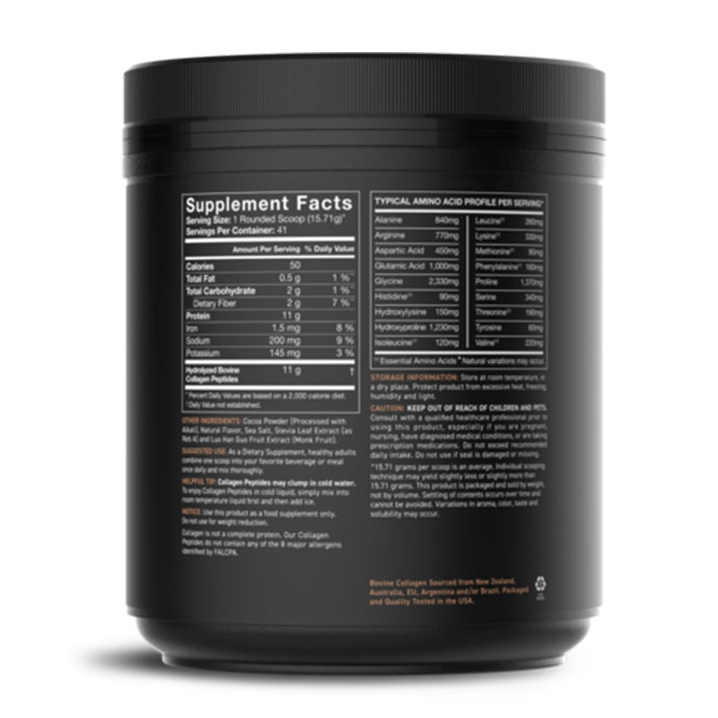 Sports Research Collagen Peptides Dark Chocolate 41 Serving Best Price in Abudhabi