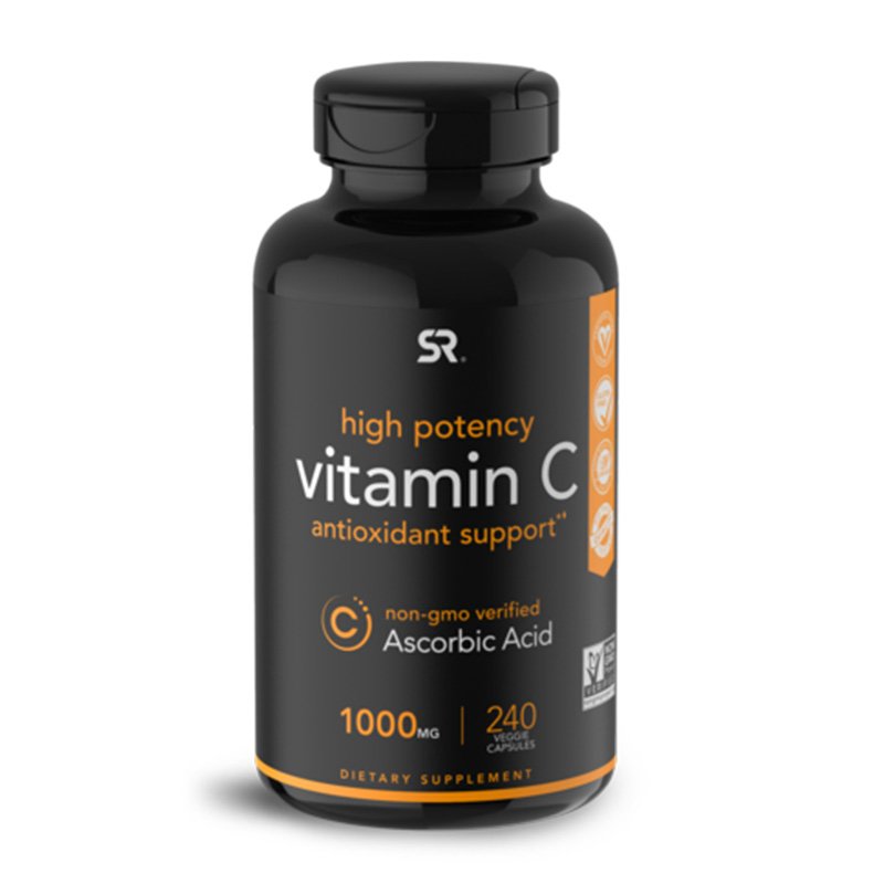 Sports Research Vitamin C 1000mg 240 Veggie Capsule