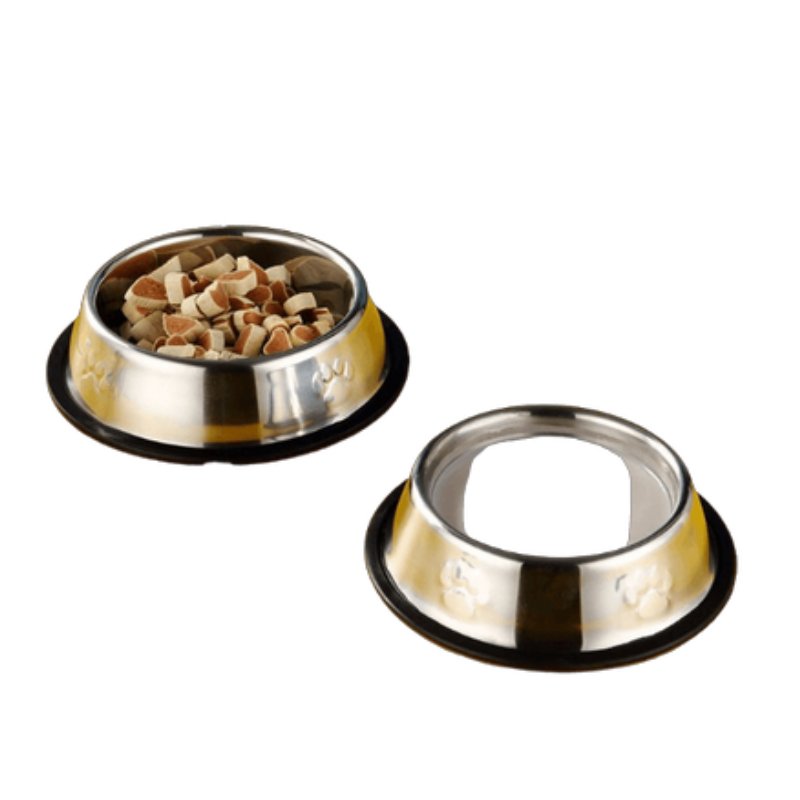 Stainless Steel Pet Dog Water And Food Bowl 14 CM - 10003