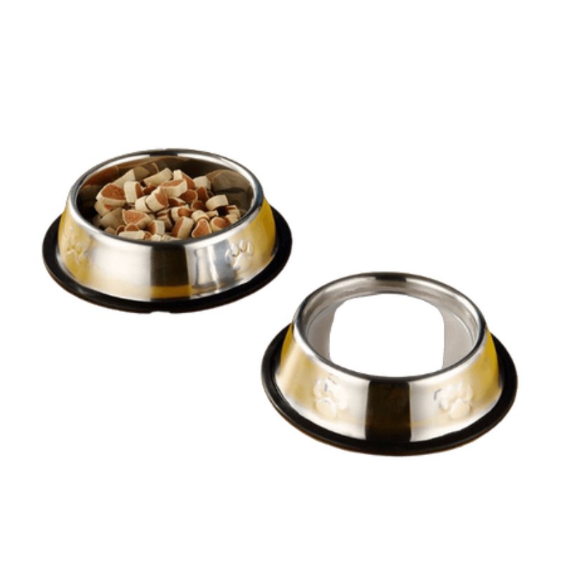 Stainless Steel Pet Dog Water And Food Bowl 26 CM - 10003