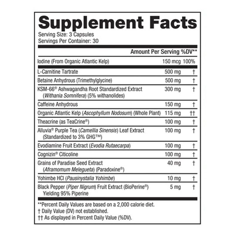 Steel Fit Shredded Steel Extreme Thermogenic Fat Burner 90 Caps Best Price in Ajman