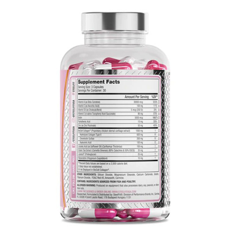 Steel Fit Steel Beauty Hair Skin and Nail Support 90 Caps Best Price in Abu Dhabi